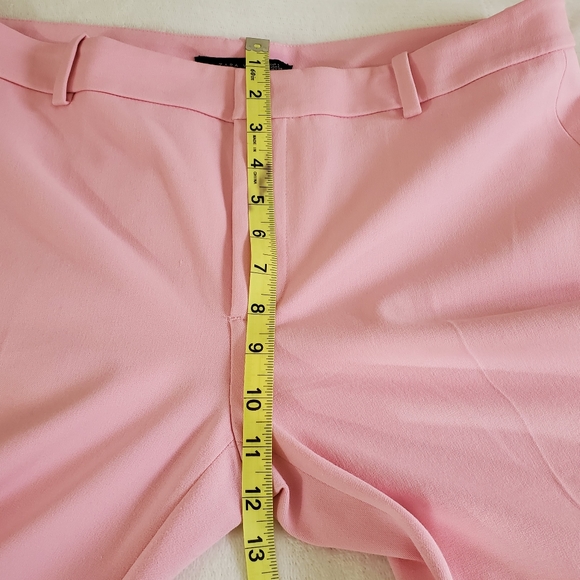 Zara Woman Pink Cropped Dress Pants - Picture 10 of 11